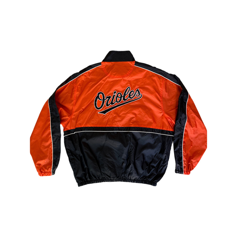 Vintage 1990s Baltimore Orioles MLB G-III Sports Windbreaker Jacket  XL